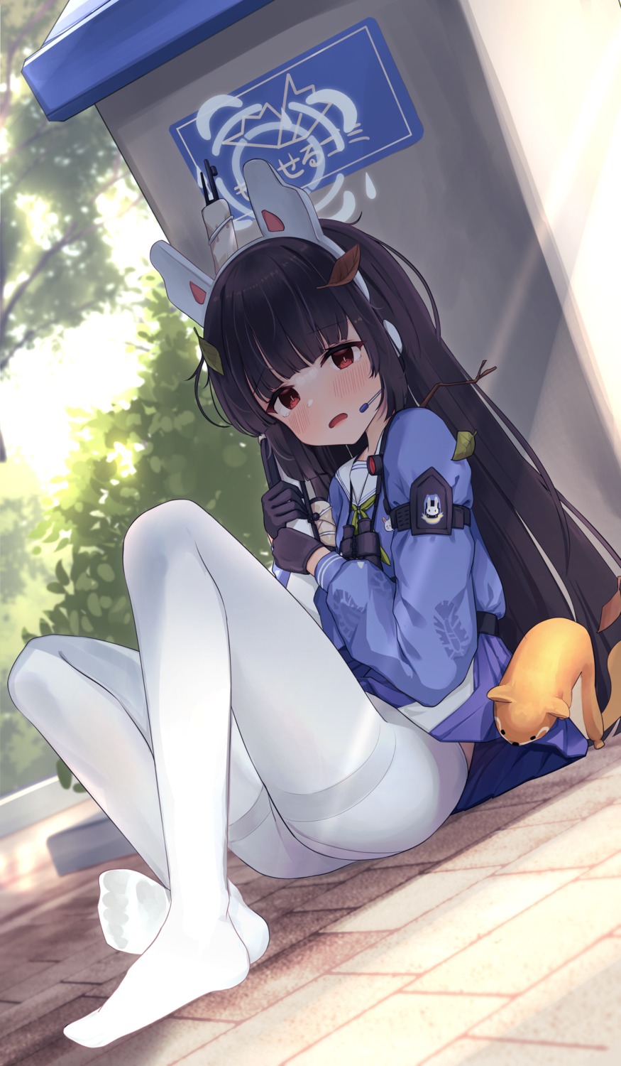 rodailuda blue archive kasumizawa miyu angel animal ears bunny 